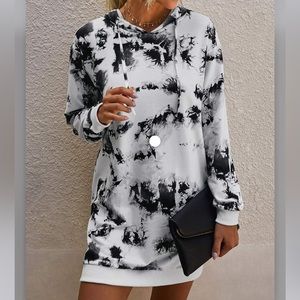 EFAN Tie Dye Long Sweatshirt Hoodie Size XL